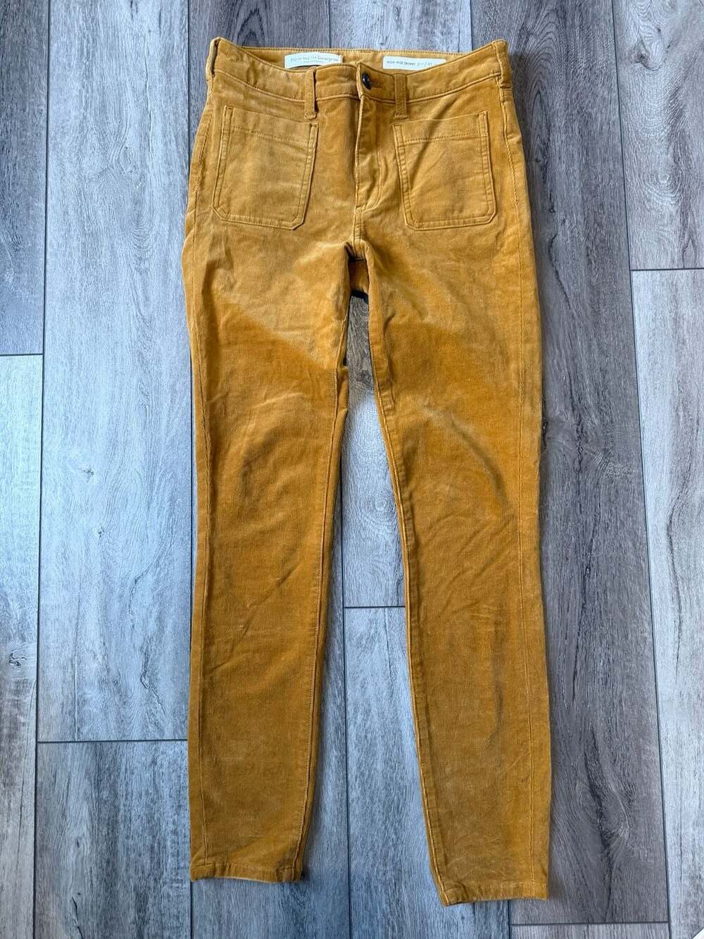 Pilcro And The Letterpress High-Rise Skinny Corduroy Size 27 Tall